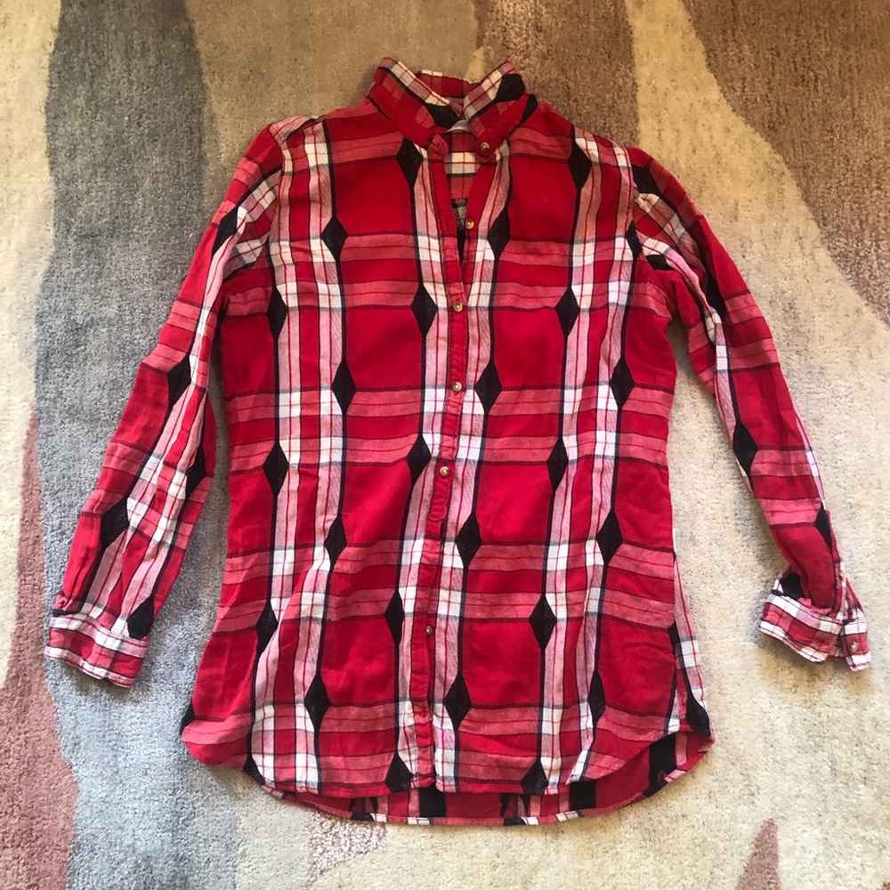 Woolrich Plaid Button Up Shirt